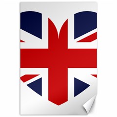 Uk Flag United Kingdom Canvas 12  X 18   by Celenk