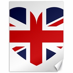 Uk Flag United Kingdom Canvas 18  X 24   by Celenk