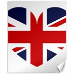 Uk Flag United Kingdom Canvas 11  x 14   10.95 x13.48  Canvas - 1