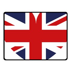 Uk Flag United Kingdom Fleece Blanket (small) by Celenk