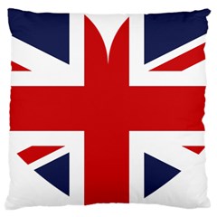 Uk Flag United Kingdom Large Cushion Case (two Sides) by Celenk