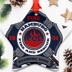 Hamburg, Minn Fire Dept Ornament (star)