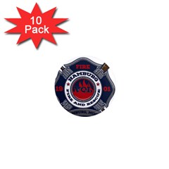 Hamburg, Minn Fire Dept 1  Mini Magnet (10 Pack) 