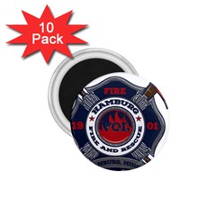 Hamburg, Minn Fire Dept 1 75  Magnets (10 Pack)  by Bigfootshirtshop