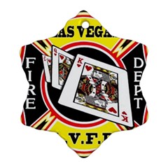 Las Vegas Fire Department Ornament (snowflake)