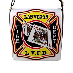 Las Vegas Fire Department Flap Messenger Bag (l) 