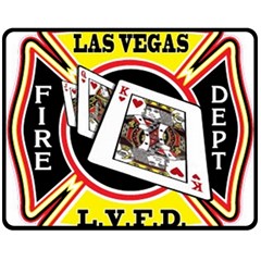 Las Vegas Fire Department Double Sided Fleece Blanket (medium) 