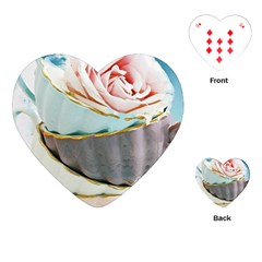 Tea Cups Playing Cards (heart)  by NouveauDesign