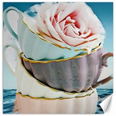 Tea Cups Canvas 20  X 20   by NouveauDesign