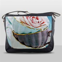 Tea Cups Messenger Bags by NouveauDesign