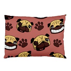 Happy Pugs Pillow Case (Two Sides)