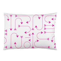 Arrows Girly Pink Cute Decorative Pillow Case by Celenk