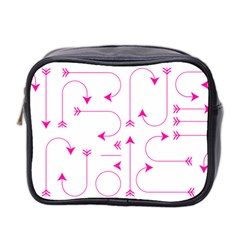 Arrows Girly Pink Cute Decorative Mini Toiletries Bag 2-side by Celenk