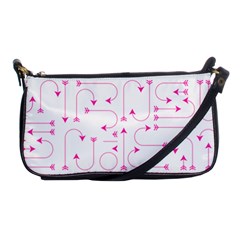 Arrows Girly Pink Cute Decorative Shoulder Clutch Bags by Celenk