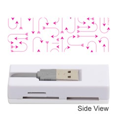 Arrows Girly Pink Cute Decorative Memory Card Reader (stick)  by Celenk