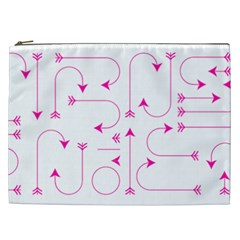 Arrows Girly Pink Cute Decorative Cosmetic Bag (xxl)  by Celenk