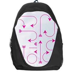 Arrows Girly Pink Cute Decorative Backpack Bag by Celenk