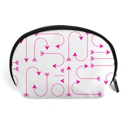 Arrows Girly Pink Cute Decorative Accessory Pouches (large)  by Celenk