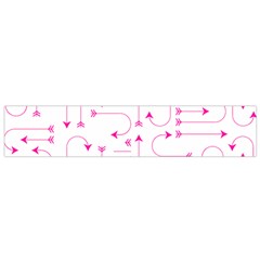 Arrows Girly Pink Cute Decorative Small Flano Scarf by Celenk