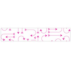 Arrows Girly Pink Cute Decorative Large Flano Scarf 