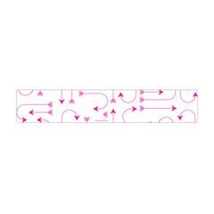 Arrows Girly Pink Cute Decorative Flano Scarf (mini) by Celenk