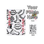 Anatomy Icons Shapes Ear Lips Playing Cards 54 (Mini)  Front - Joker2