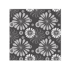 Floral Pattern Floral Background Small Satin Scarf (square) by Celenk