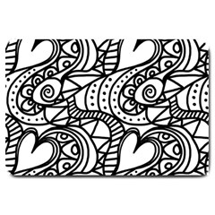 Seamless Tile Background Abstract Large Doormat  by Celenk