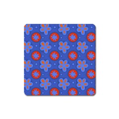 Seamless Tile Repeat Pattern Square Magnet by Celenk