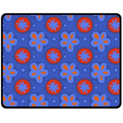 Seamless Tile Repeat Pattern Fleece Blanket (medium)  by Celenk