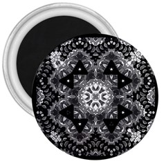 Mandala Calming Coloring Page 3  Magnets by Celenk