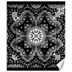 Mandala Calming Coloring Page Canvas 8  X 10  by Celenk