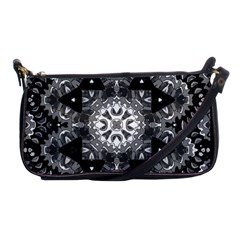 Mandala Calming Coloring Page Shoulder Clutch Bags by Celenk