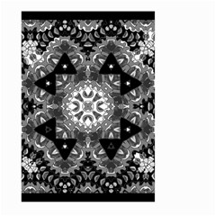 Mandala Calming Coloring Page Large Garden Flag (two Sides) by Celenk