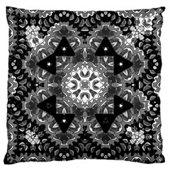 Mandala Calming Coloring Page Large Cushion Case (two Sides) by Celenk