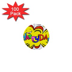 Happy Happiness Child Smile Joy 1  Mini Buttons (100 Pack)  by Celenk