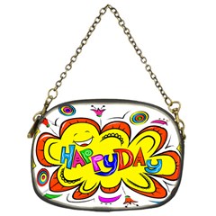 Happy Happiness Child Smile Joy Chain Purses (one Side)  by Celenk