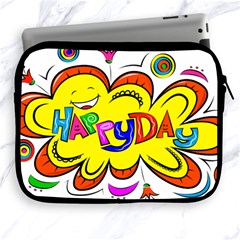 Happy Happiness Child Smile Joy Apple Ipad 2/3/4 Zipper Cases by Celenk