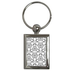 Pattern Design Pretty Cool Art Key Chains (rectangle)  by Celenk