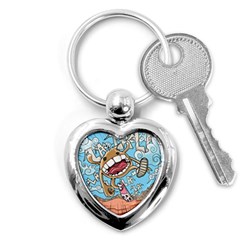 Illustration Characters Comics Draw Key Chains (heart)  by Celenk