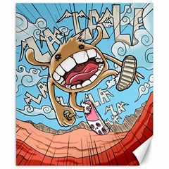 Illustration Characters Comics Draw Canvas 8  X 10  by Celenk