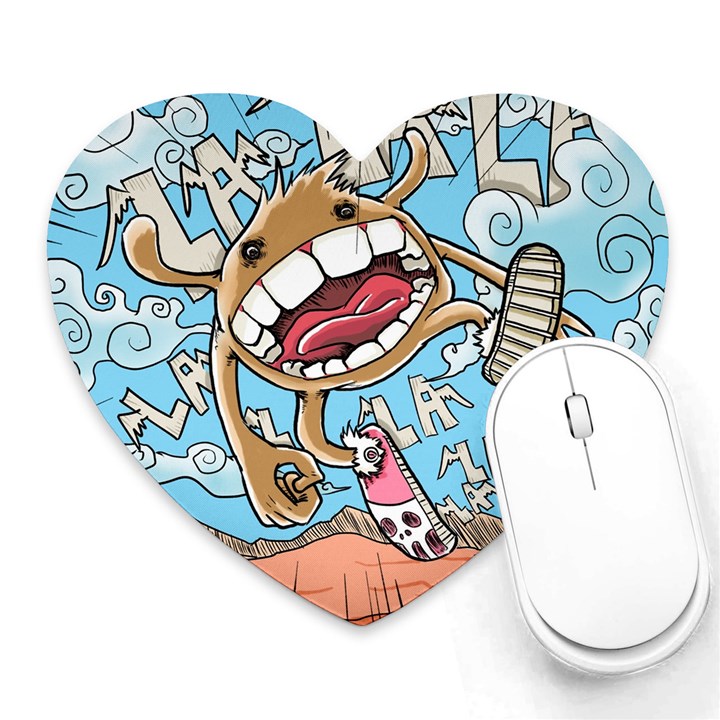 Illustration Characters Comics Draw Heart Mousepads