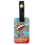 Illustration Characters Comics Draw Luggage Tags (One Side)  Front