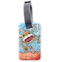 Illustration Characters Comics Draw Luggage Tags (two Sides) by Celenk