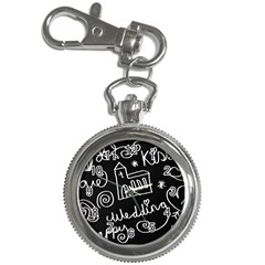 Wedding Chalkboard Icons Set Key Chain Watches