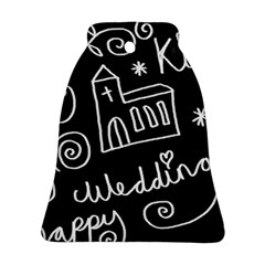 Wedding Chalkboard Icons Set Ornament (Bell)