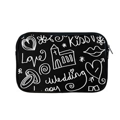 Wedding Chalkboard Icons Set Apple MacBook Pro 13  Zipper Case