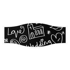 Wedding Chalkboard Icons Set Stretchable Headband