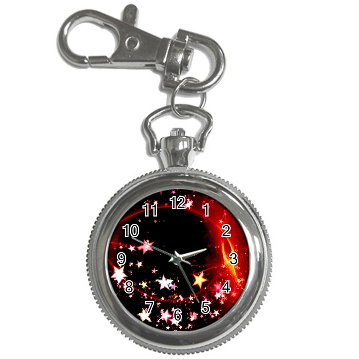 Circle Lines Wave Star Abstract Key Chain Watches