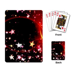 Circle Lines Wave Star Abstract Playing Card by Celenk